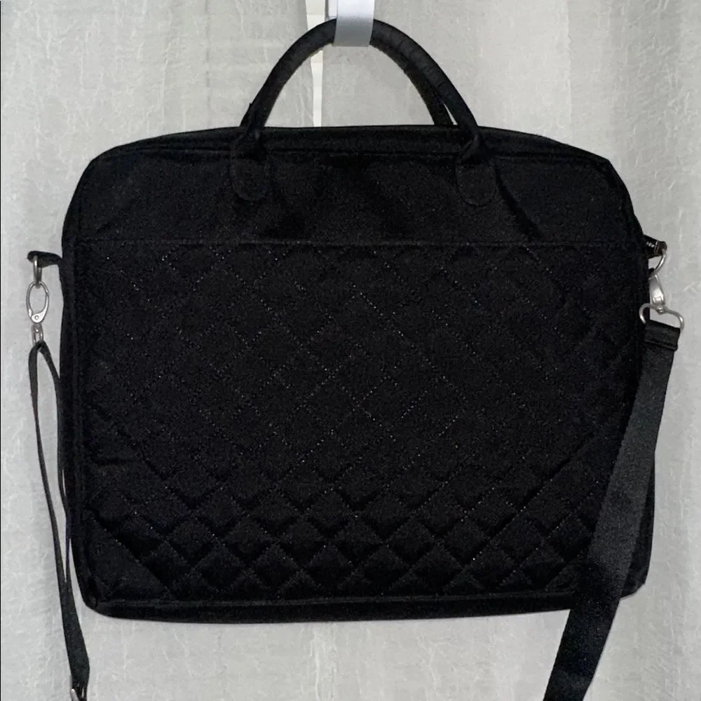 MILANO Series Black Padded Laptop Bag